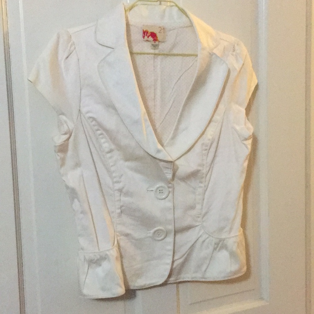 White blazer